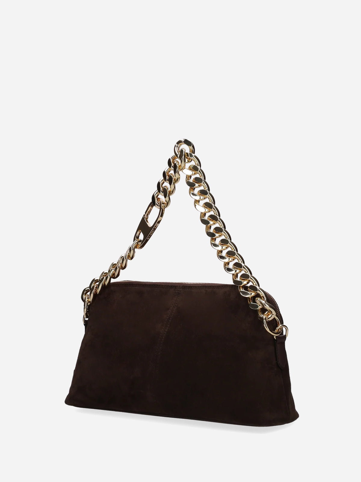 My Best Bag Borsa Michelle Suede Small Dark Brown