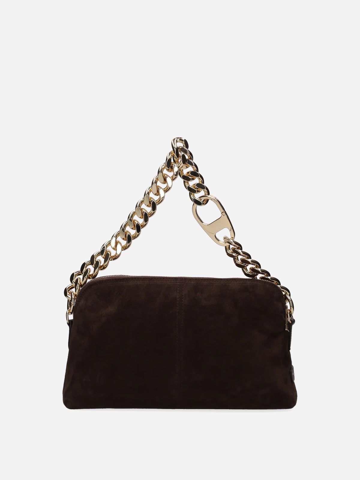 My Best Bag Borsa Michelle Suede Small Dark Brown
