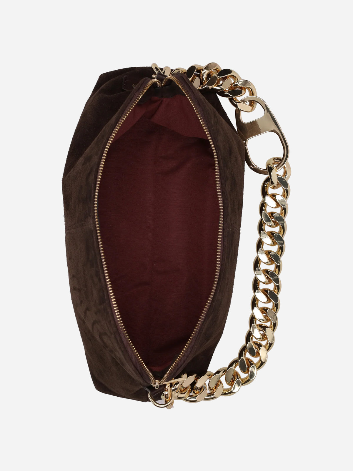 My Best Bag Borsa Michelle Suede Small Dark Brown