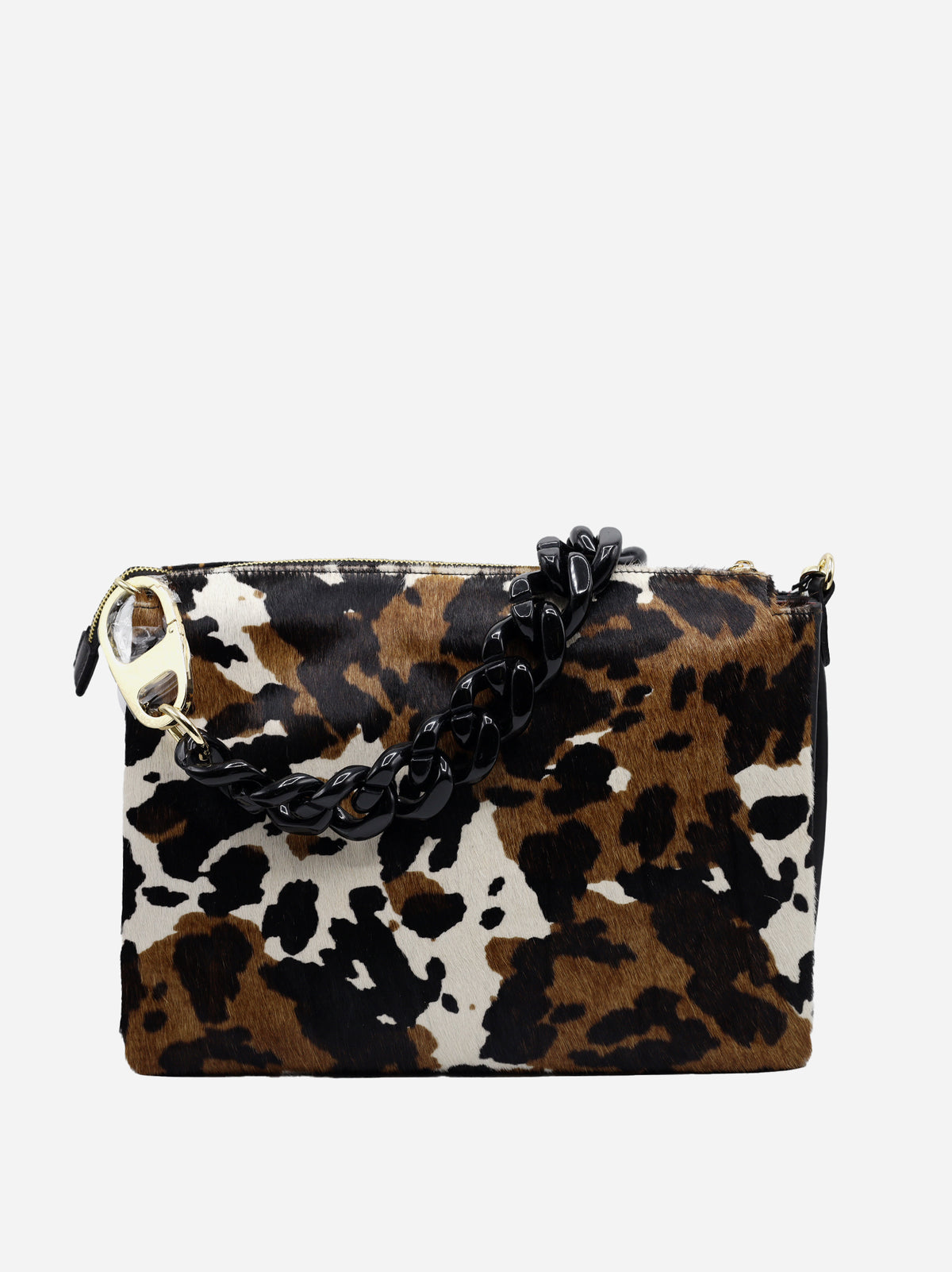 My Best Bag Borsa Reflex Big In Cavalino Double Cognac E Nero