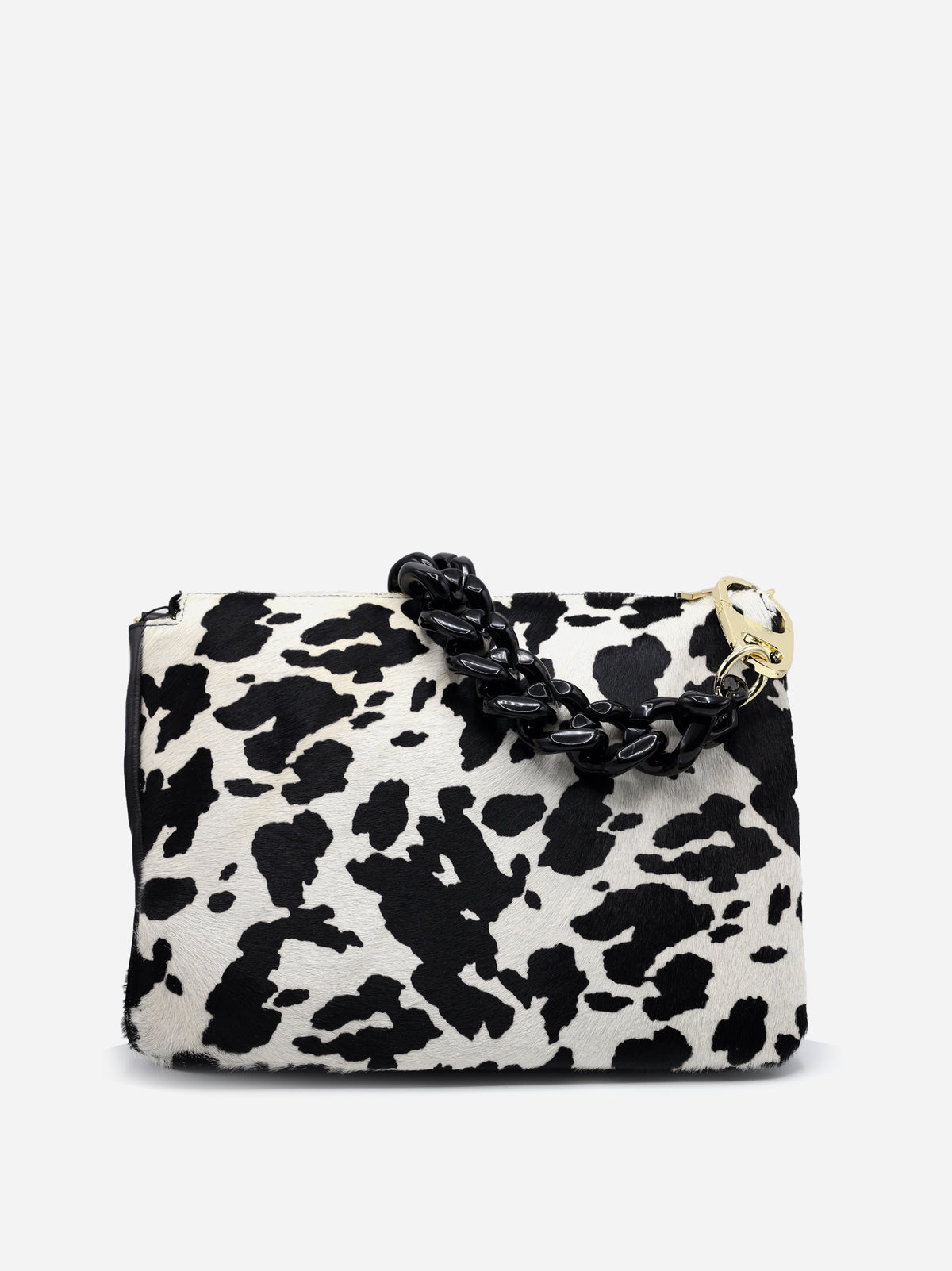 My Best Bag Borsa Reflex Big In Cavalino Double Bianco E Nero