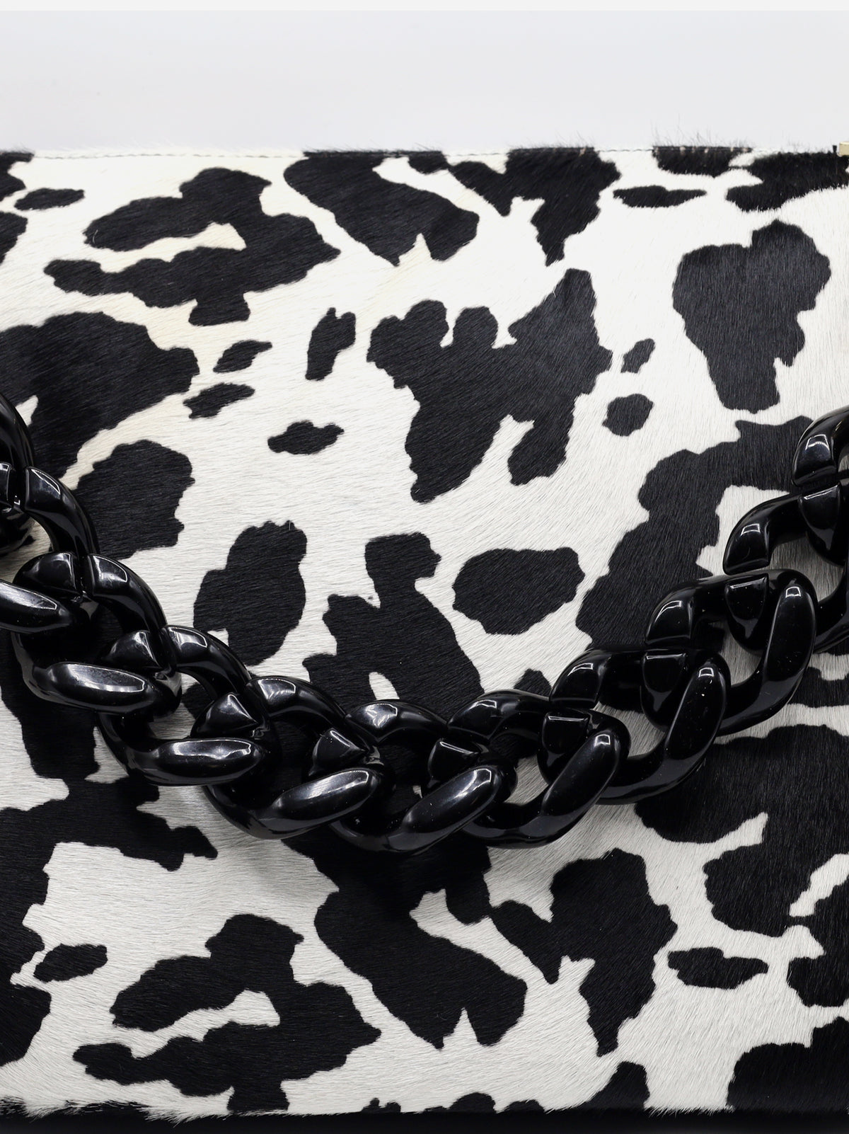 My Best Bag Borsa Reflex Big In Cavalino Double Bianco E Nero
