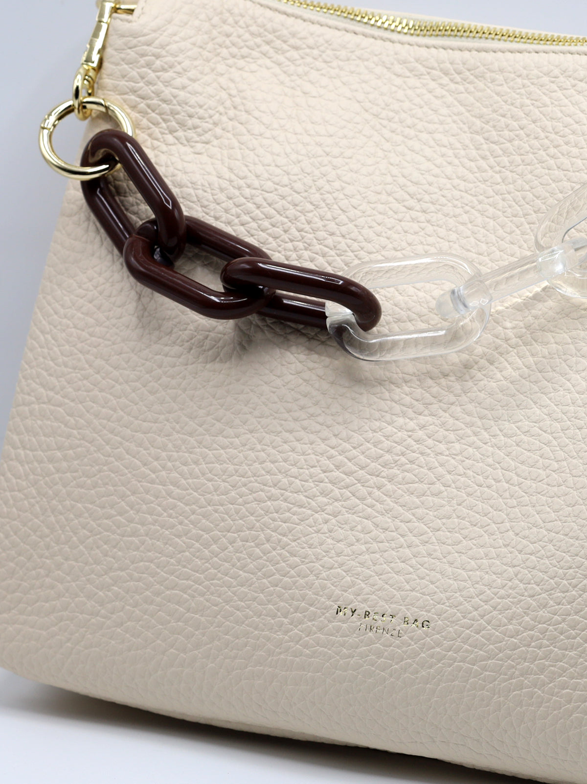 My Best Bag Borsa Reflex Big In Pelle Avorio