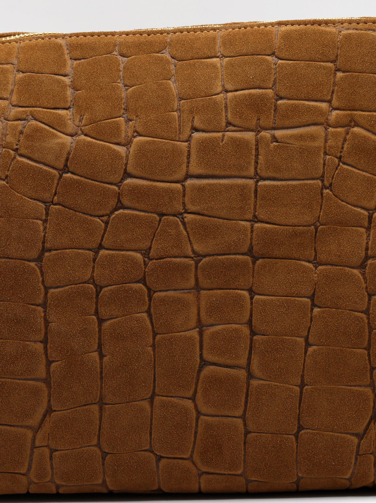 My Best Bag Borsa Reflex Big In Suede Stampa Cocco Cognac