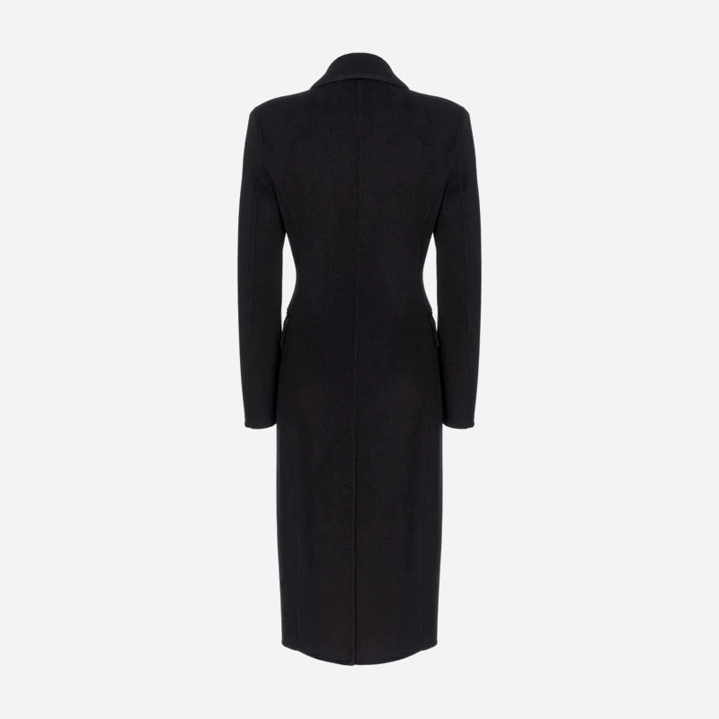 Pinko Ebook Cappotto Lungo Nero Sabolo Shop - Main Image