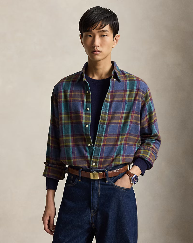 polo-ralph-lauren-camicia-scozzese-in-flanella-custom-fit--AI710B30152002_blu-viola-melange
