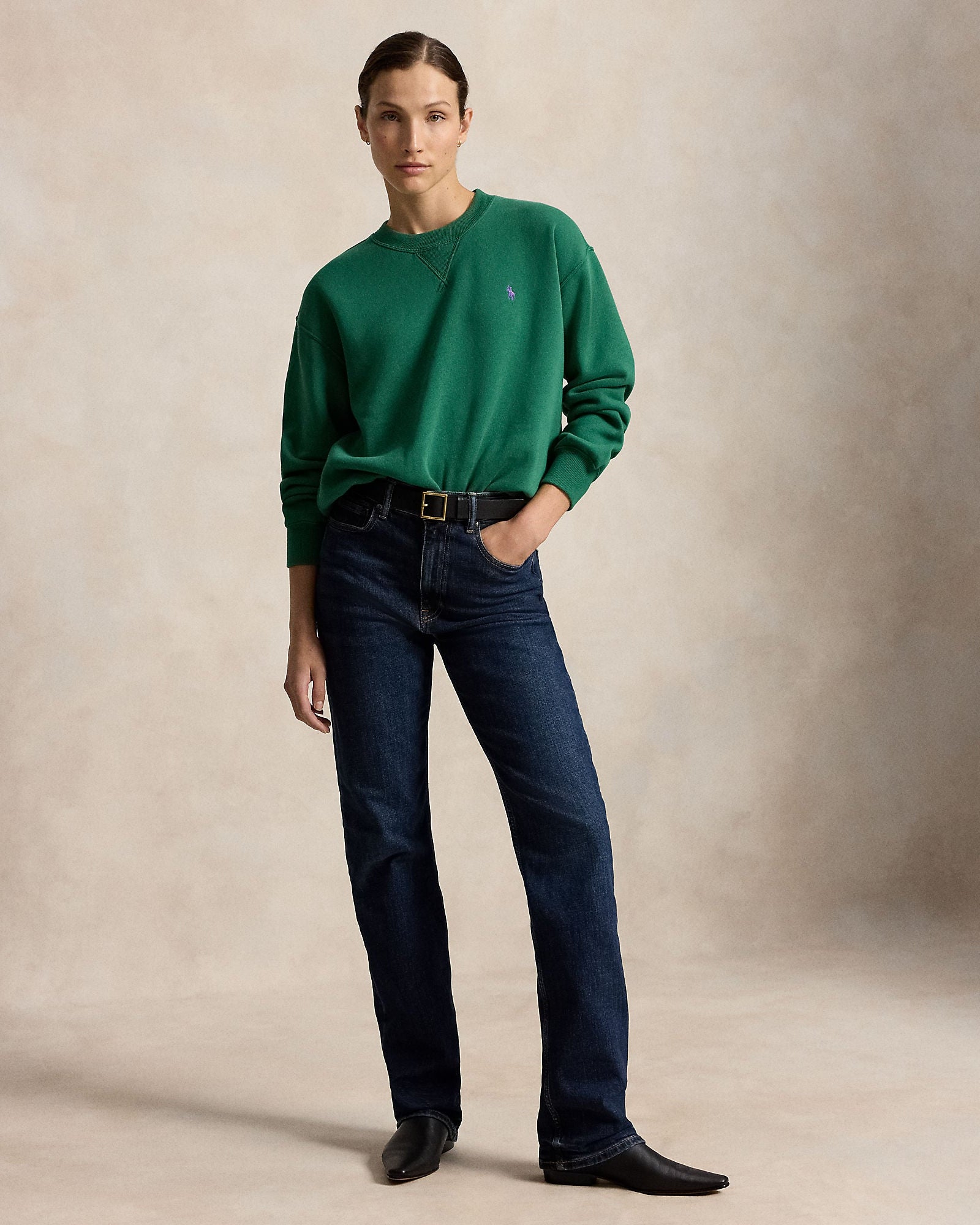 Polo Ralph Lauren Felpa Girocollo Verde