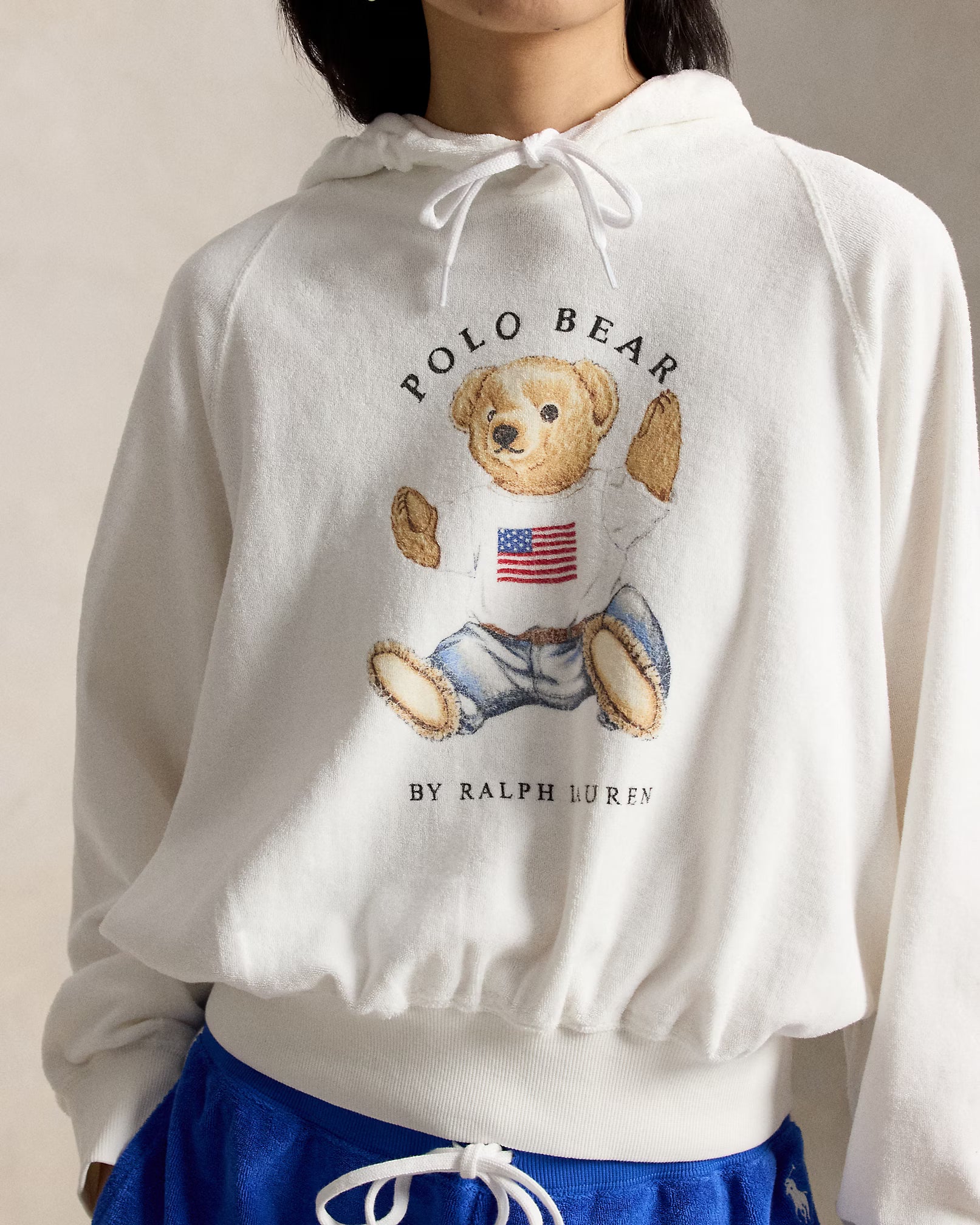 Polo Ralph Lauren Felpa Con Cappuccio Polo Bear In Spugna