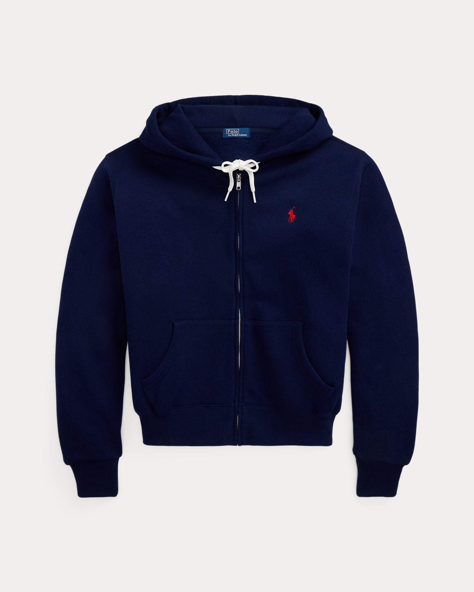 Polo Ralph Lauren Felpa Con Cappuccio E Cerniera Navy