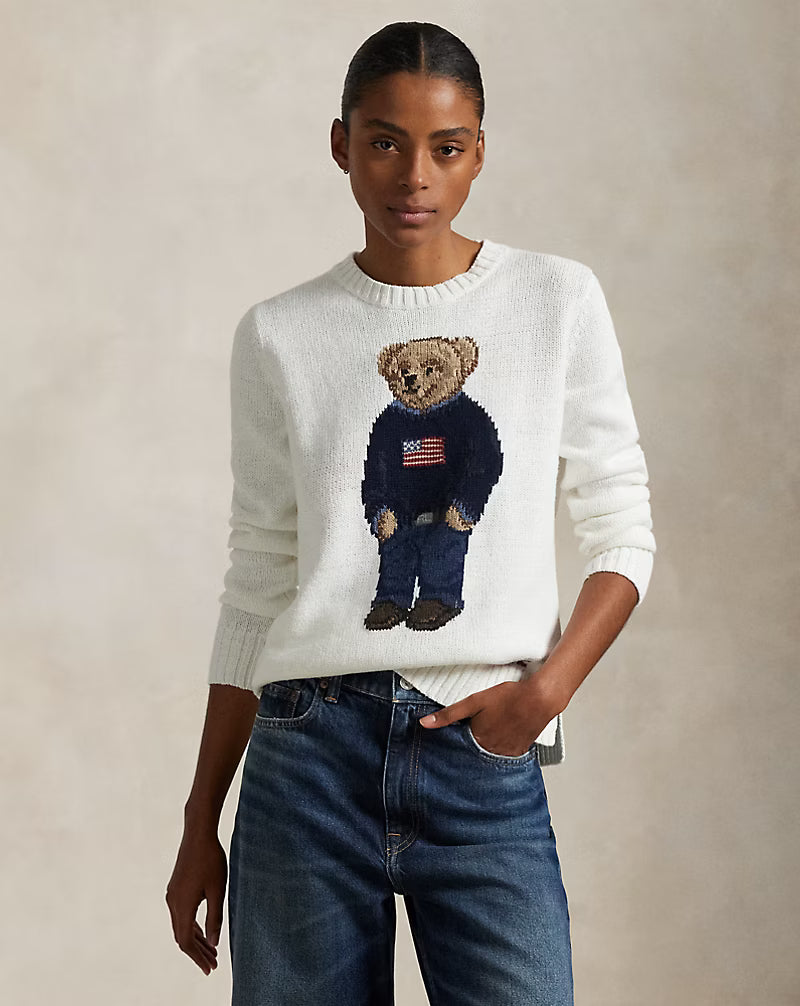 ralph-lauren-maglia-polo-bear-in-cotone-e-lino-AI211978359001_bianco-1