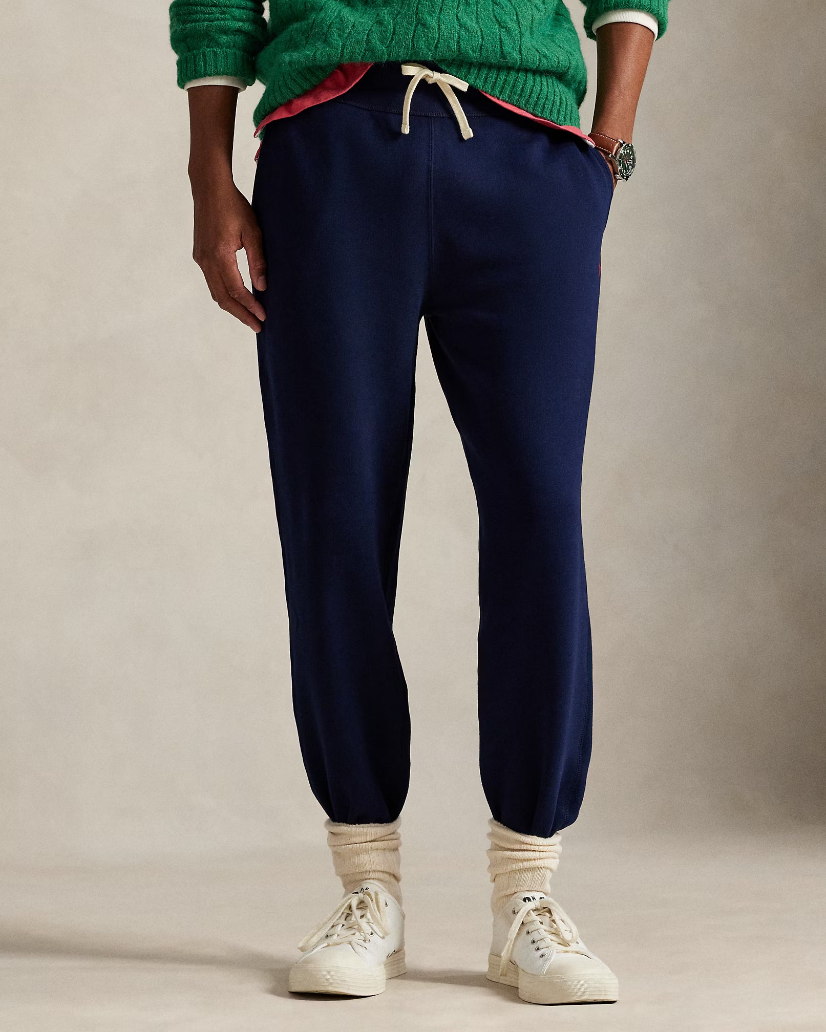 Polo Ralph Lauren Pantaloni Da Jogging In Felpa RL Navy