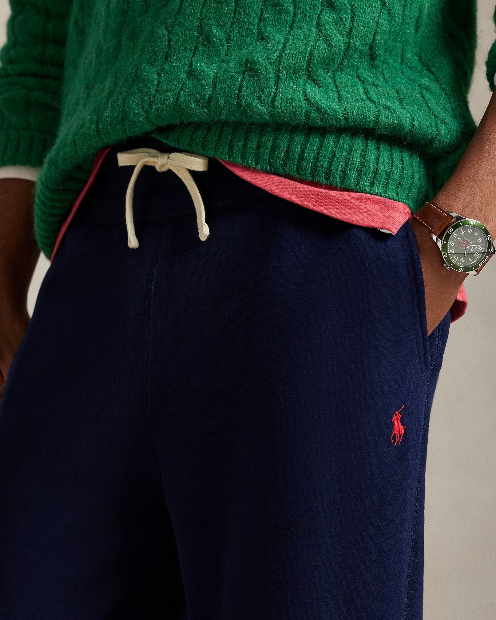 Polo Ralph Lauren Pantaloni Da Jogging In Felpa RL Navy