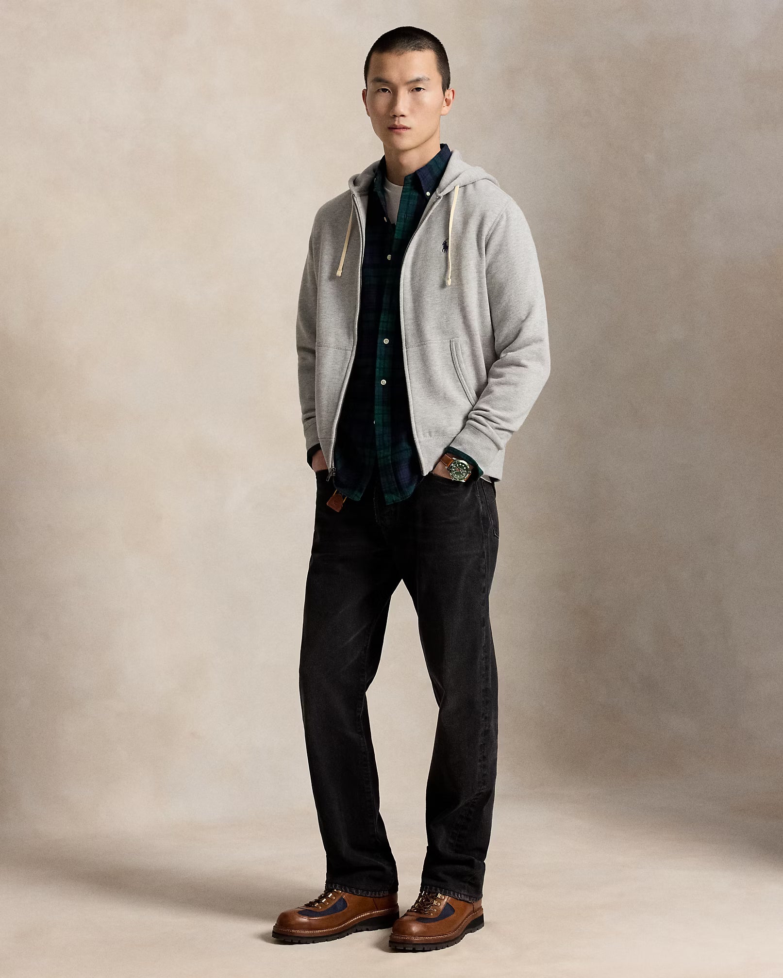 Polo Ralph Lauren La Felpa Con Cappuccio Full Zip RL Andover