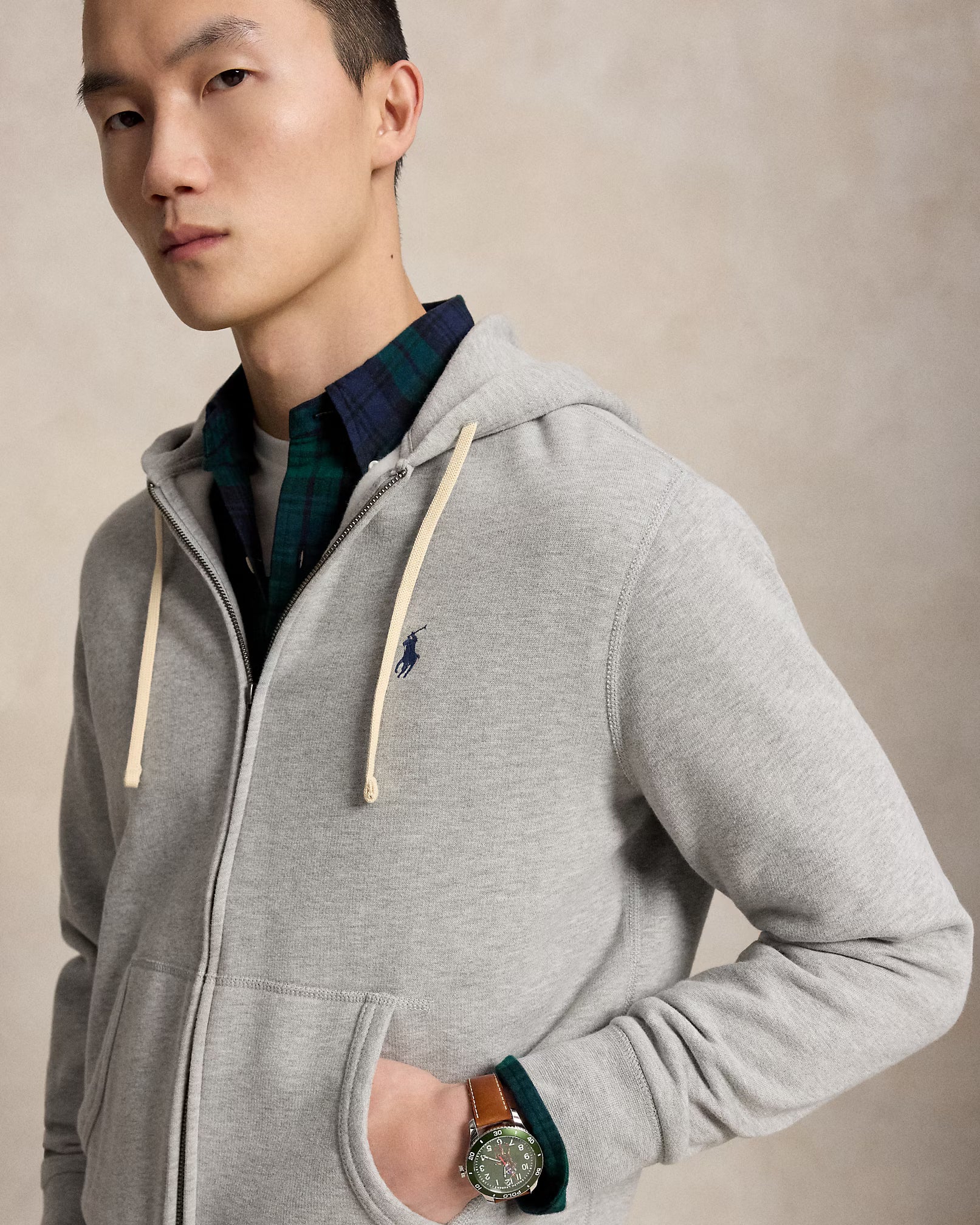 Polo Ralph Lauren La Felpa Con Cappuccio Full Zip RL Andover