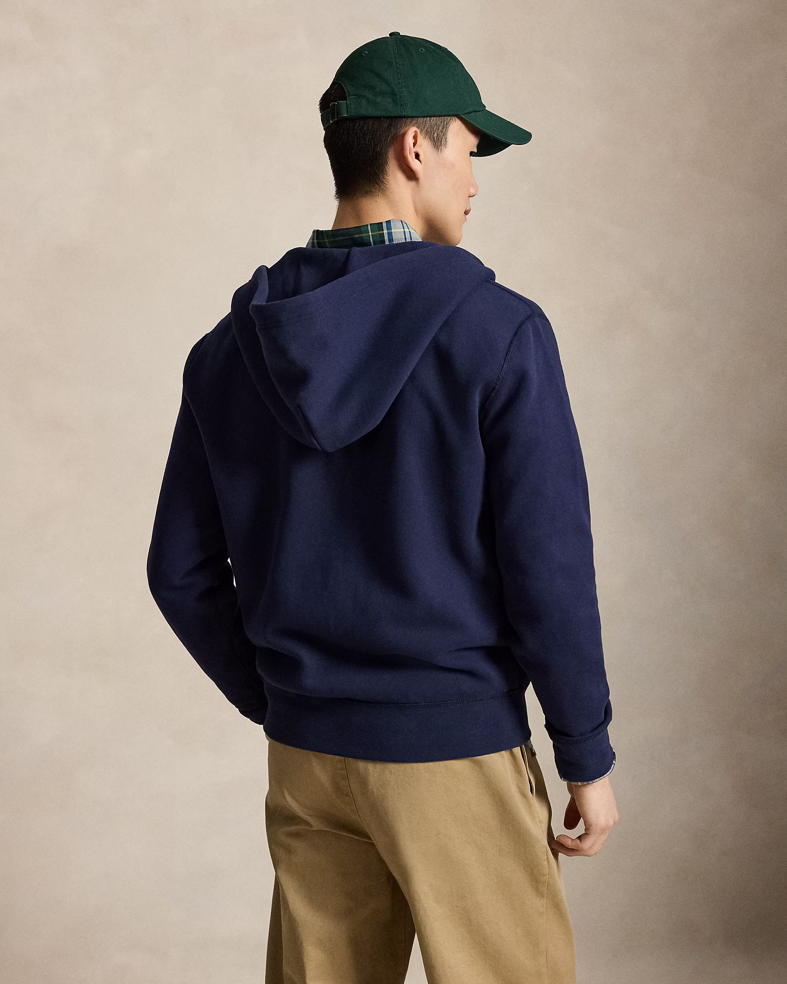 Polo Ralph Lauren La Felpa Con Cappuccio Full Zip RL Navy
