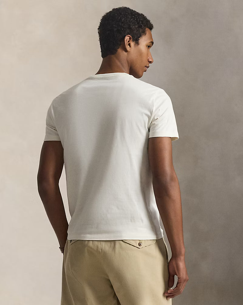 Polo Ralph Lauren T-Shirt In Jersey Parchment Cream