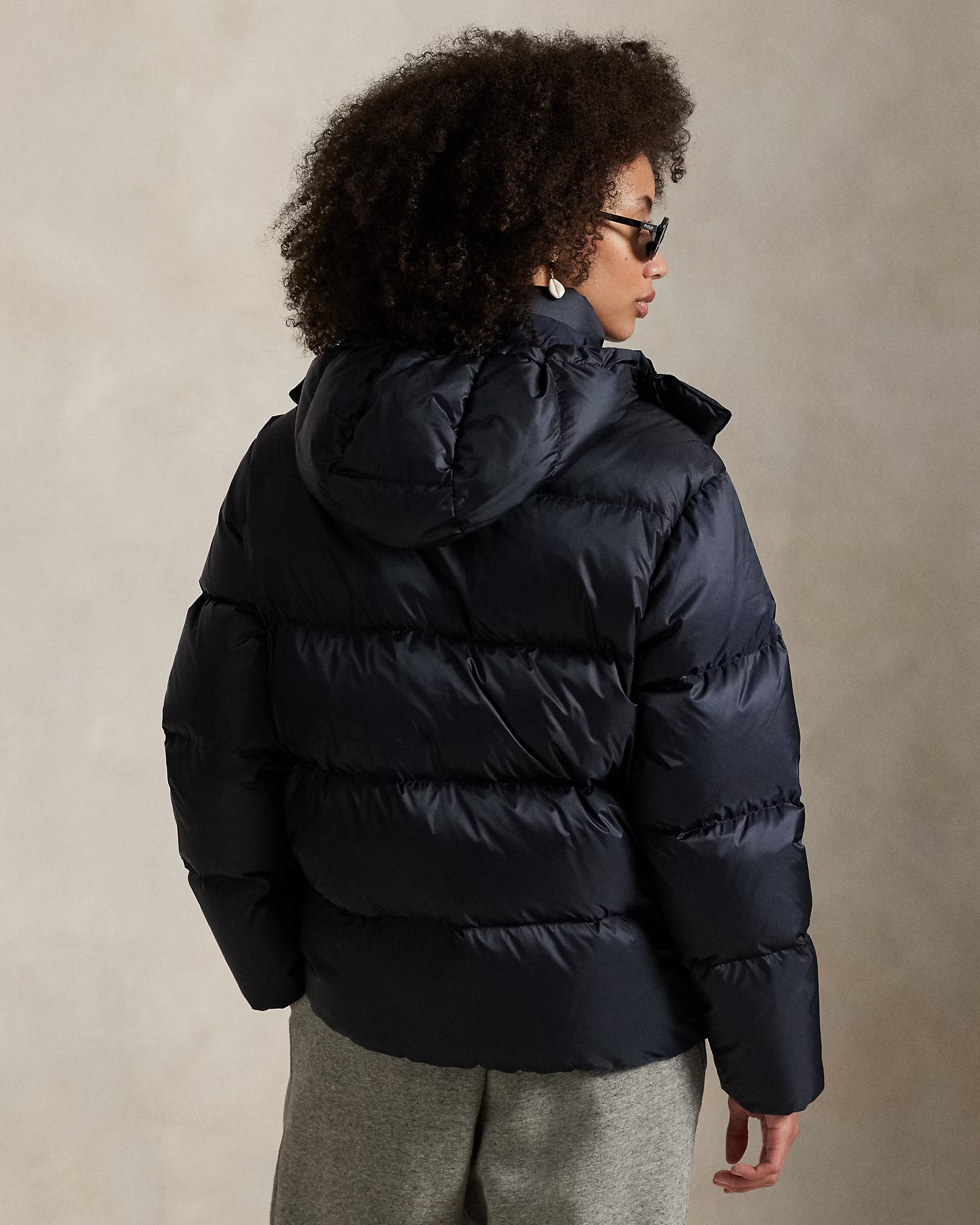 Polo Ralph Lauren Giubbotto Imbottito Medio Peso Navy