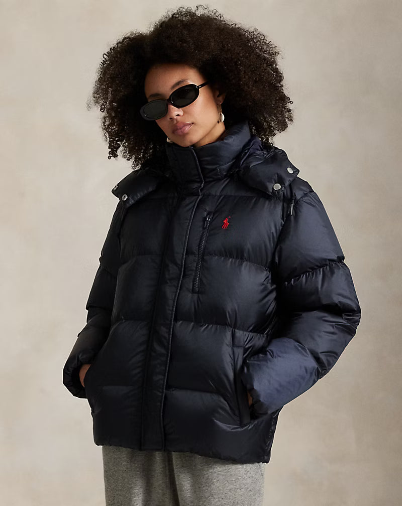 Polo Ralph Lauren Giubbotto Imbottito Medio Peso Navy
