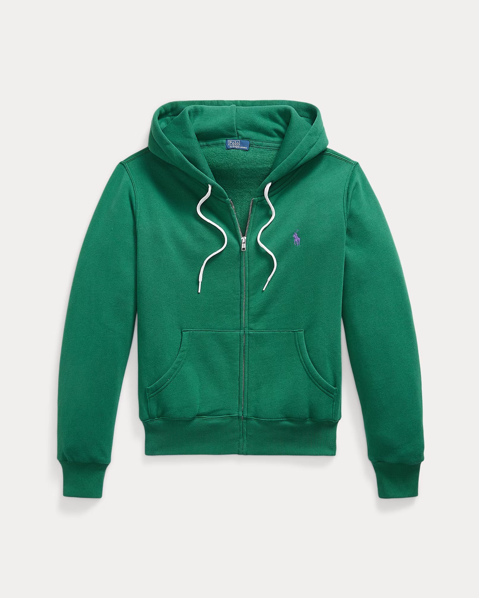 Polo Ralph Lauren Felpa Con Cappuccio E Cerniera Verde