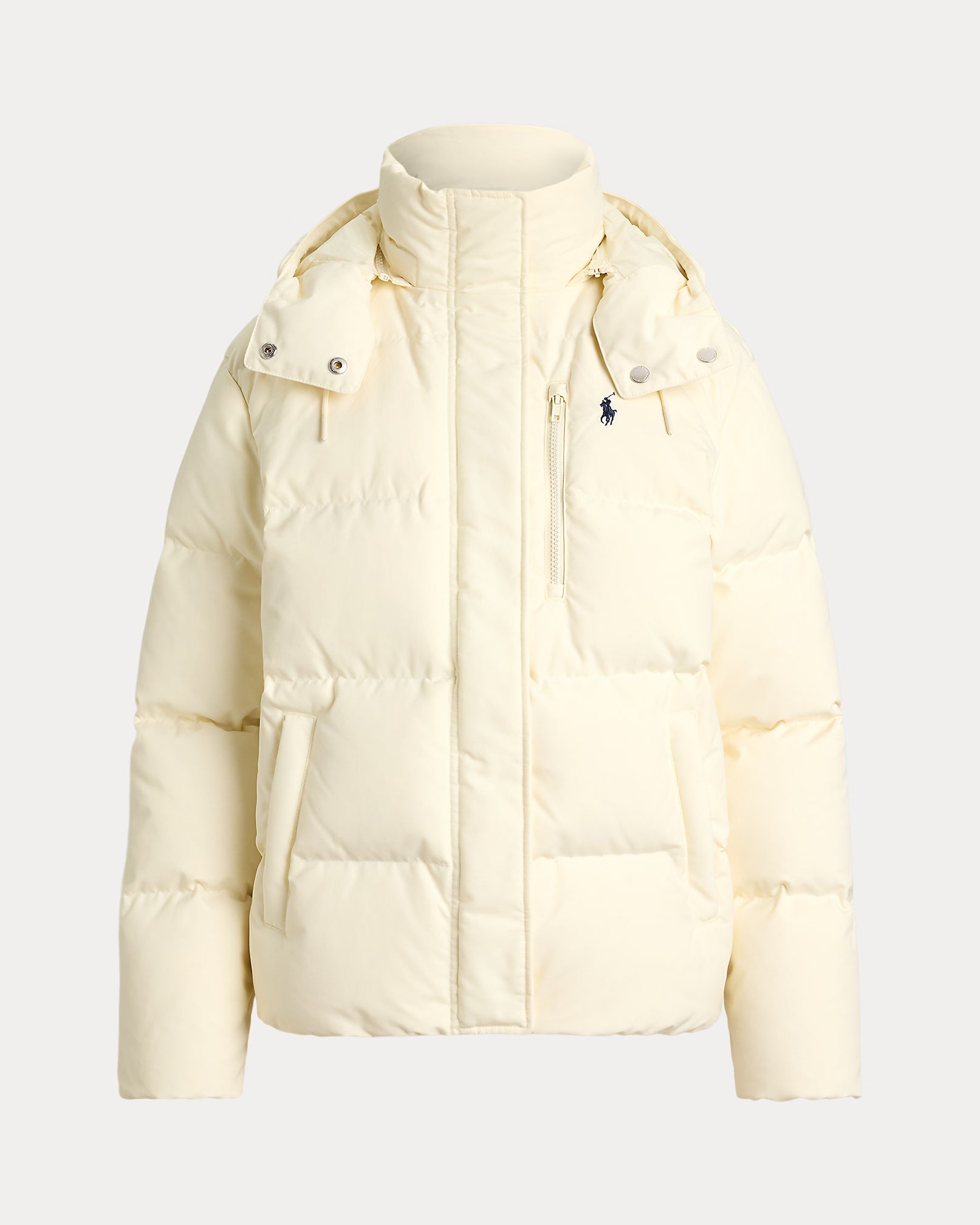 Polo Ralph Lauren Giubbotto Imbottito Medio Peso Panna