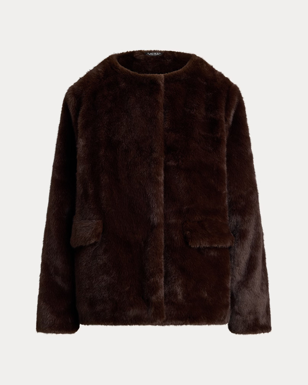 Lauren Ralph Lauren Cappotto In Ecopelliccia Marrone