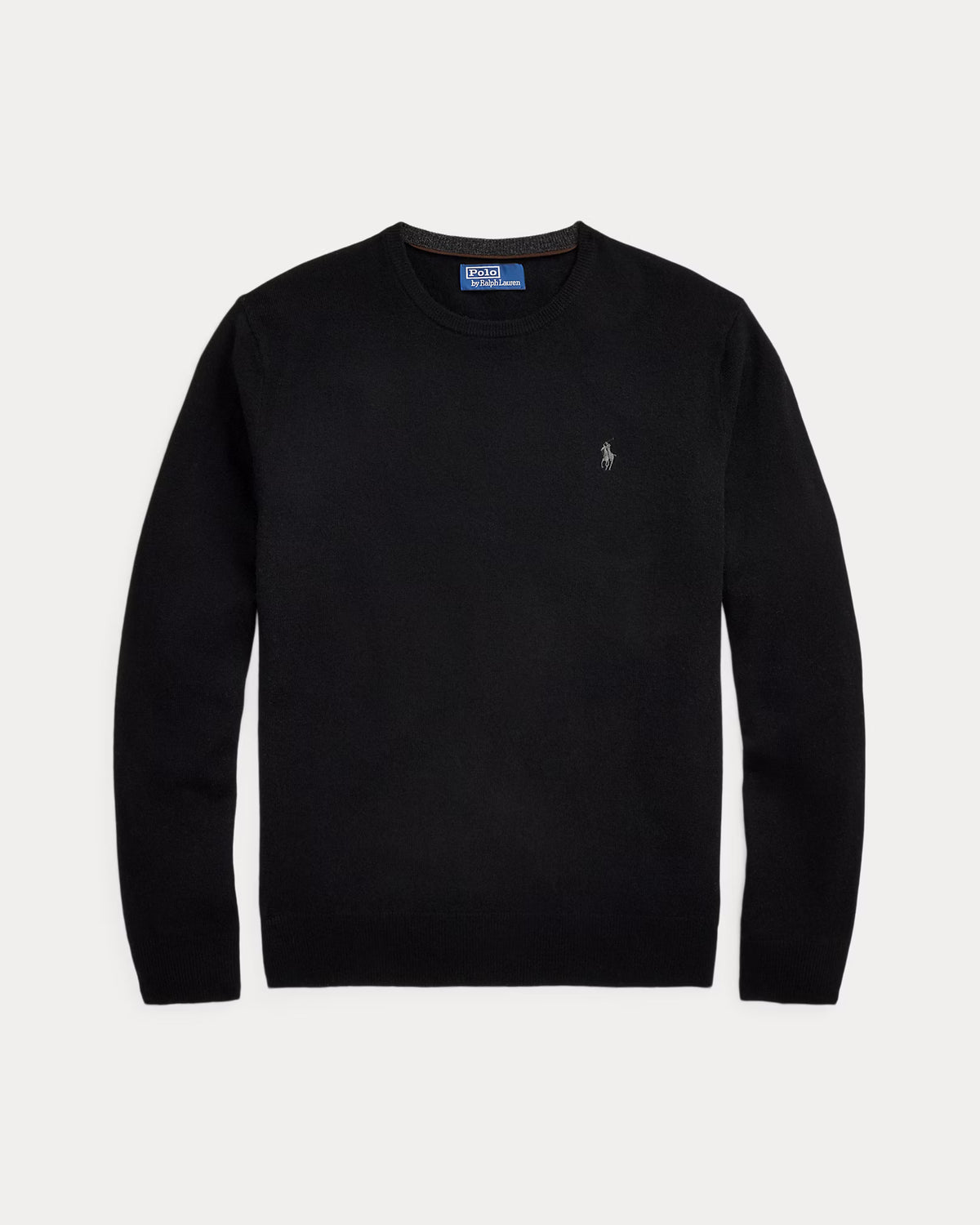 Polo Ralph Lauren Maglia Girocollo In Lana Nero
