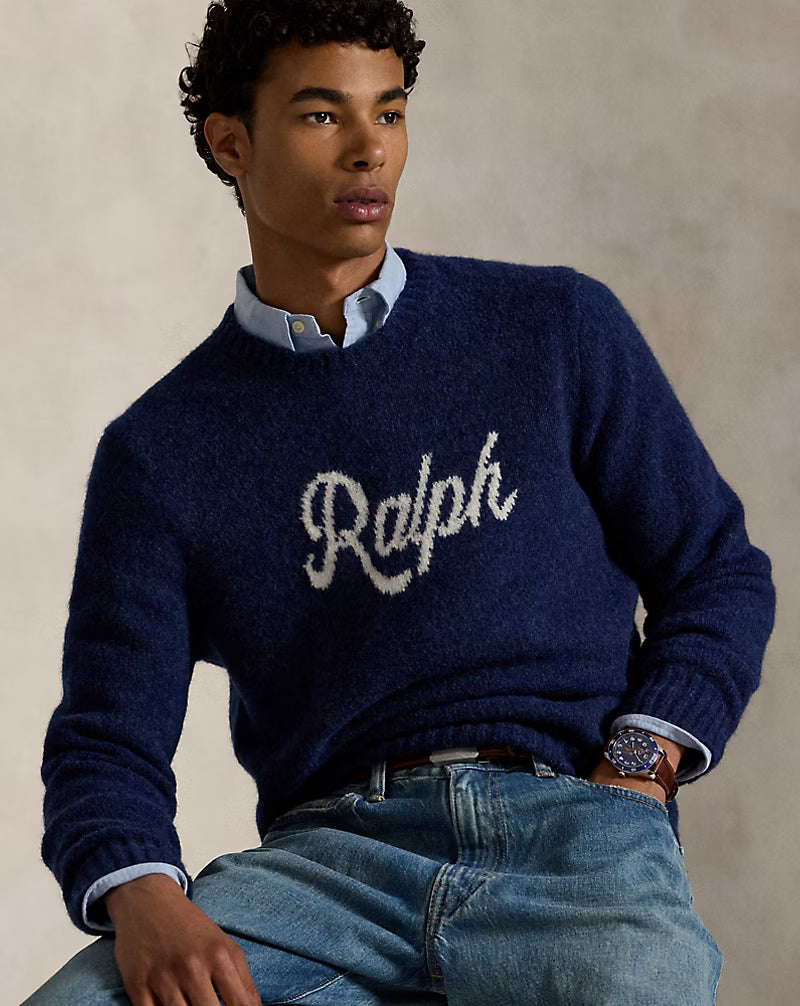 Polo Ralph Lauren Maglia Con Logo Ralph Navy