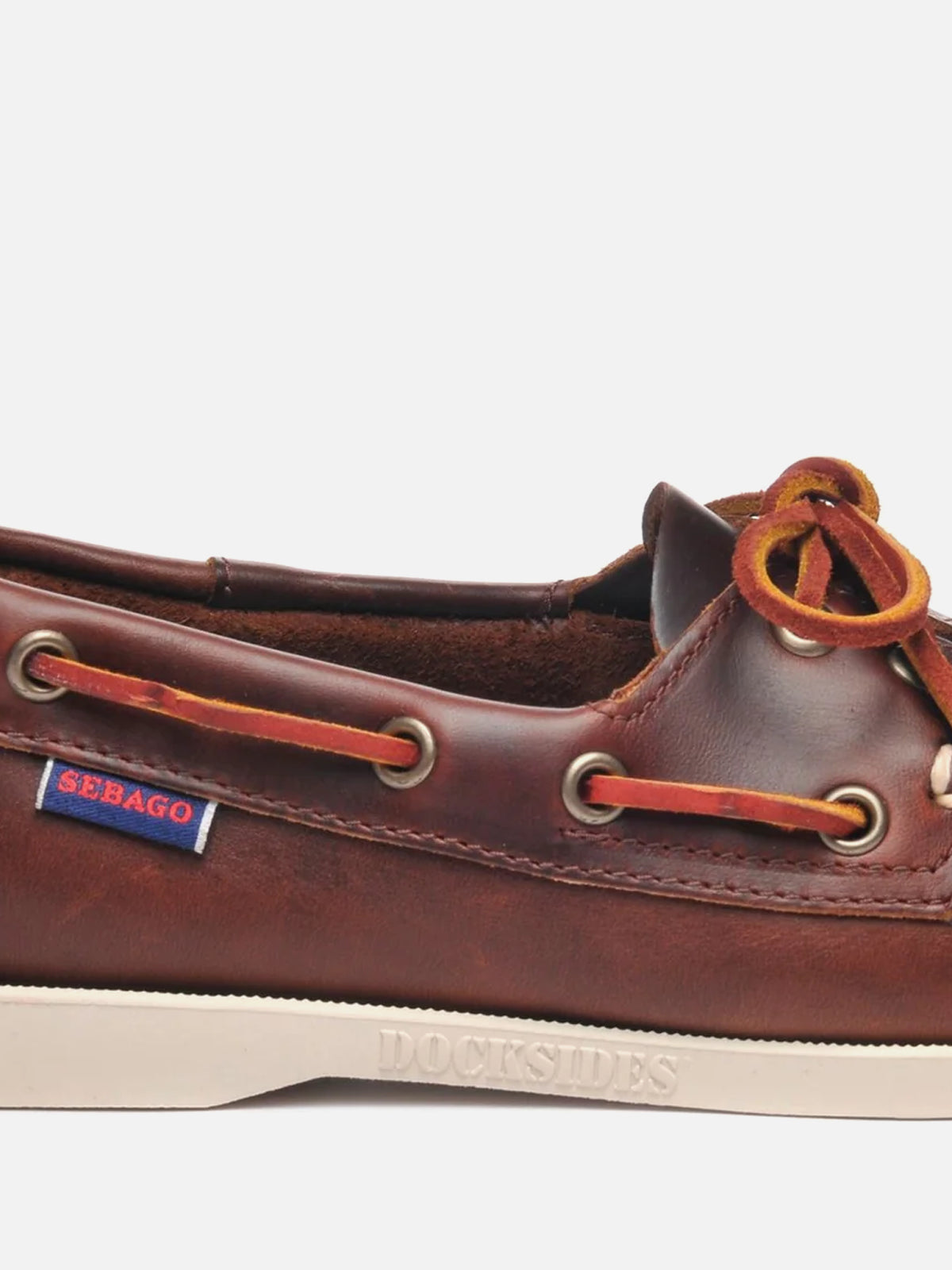 Sebago Docksides Portland Waxed Loafer Brown