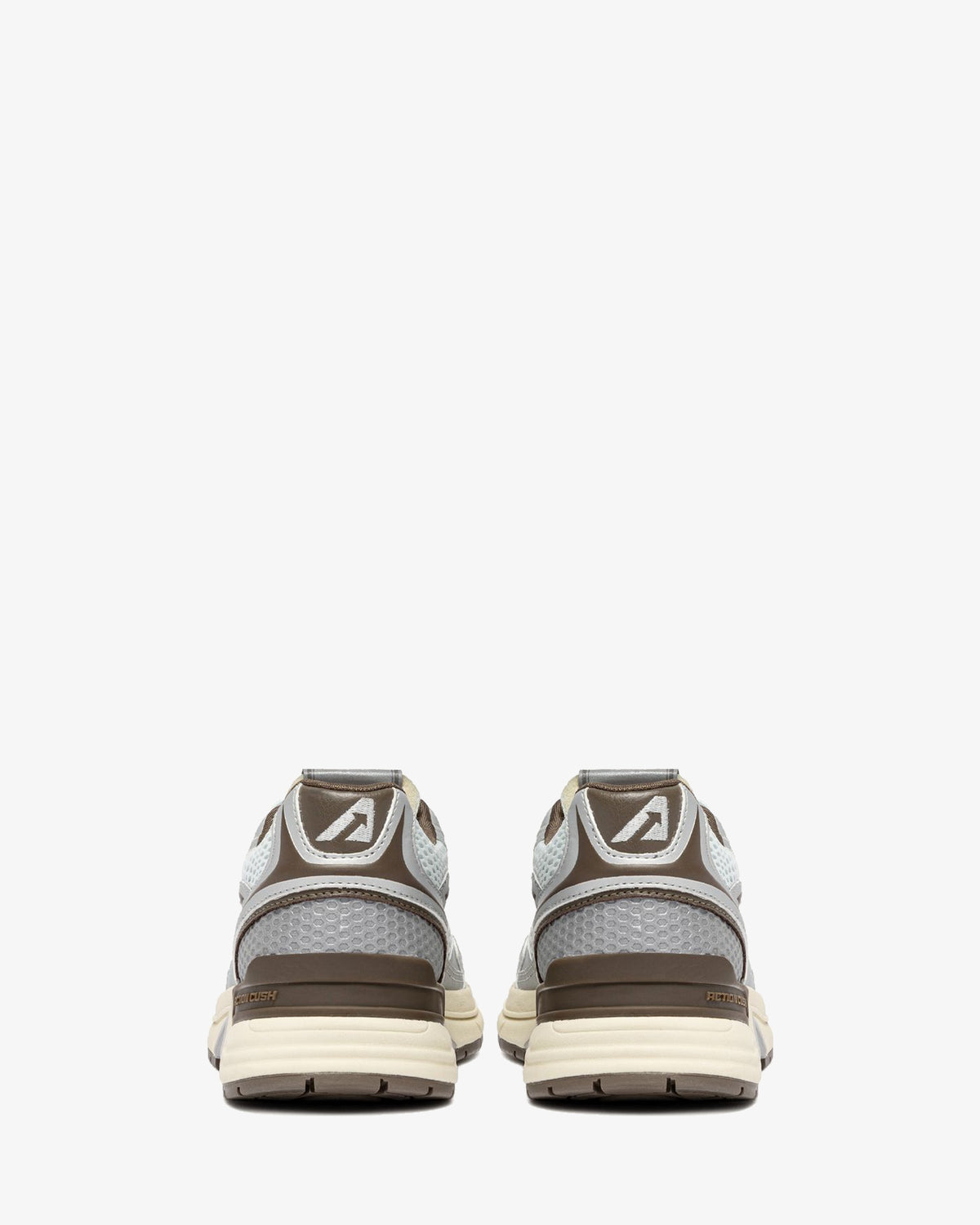 Autry Sneakers Hyperway Argento Spa Blue E Chocolate