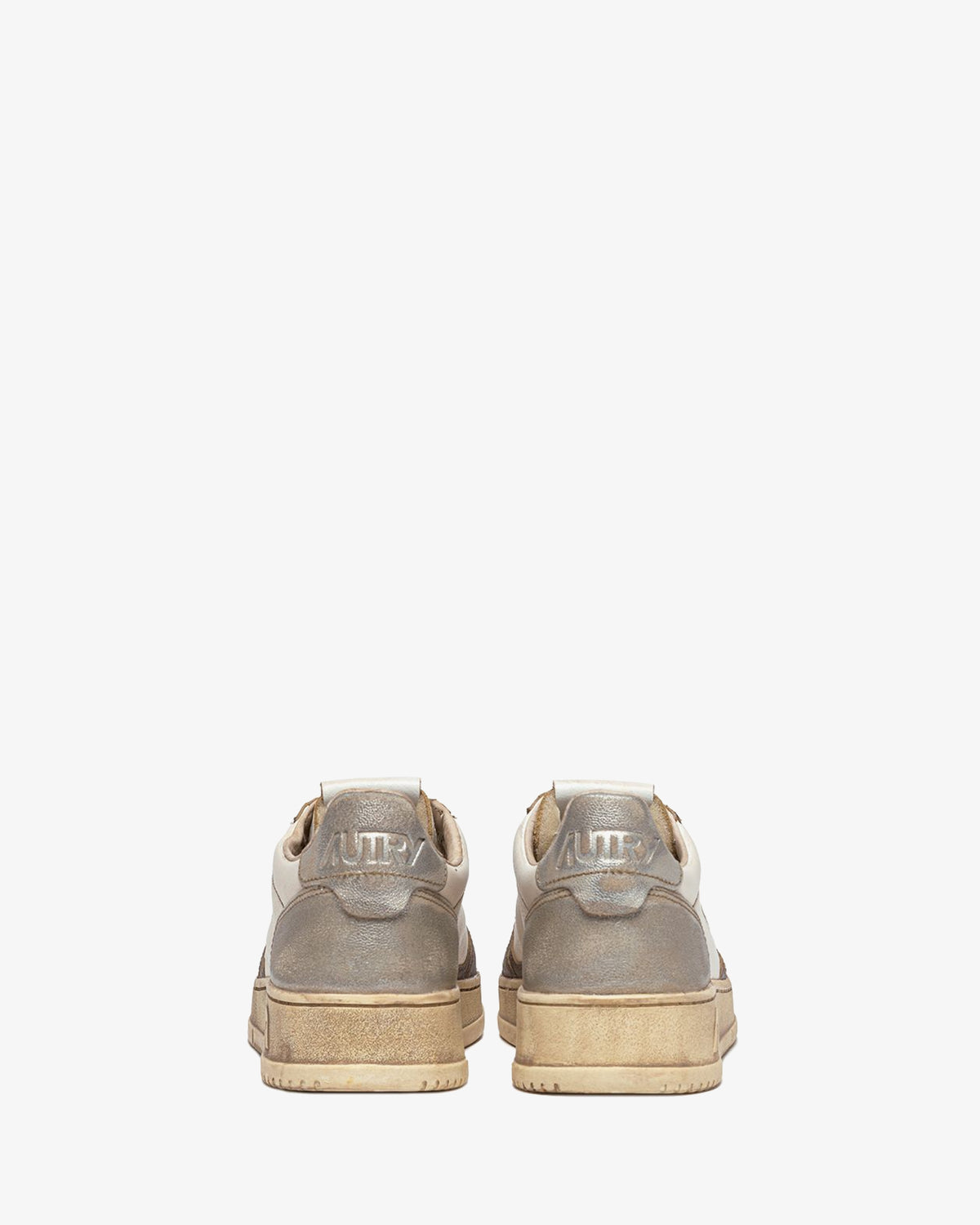 Autry Sneakers Medalist Low Super Vintage Chocolate E Argento