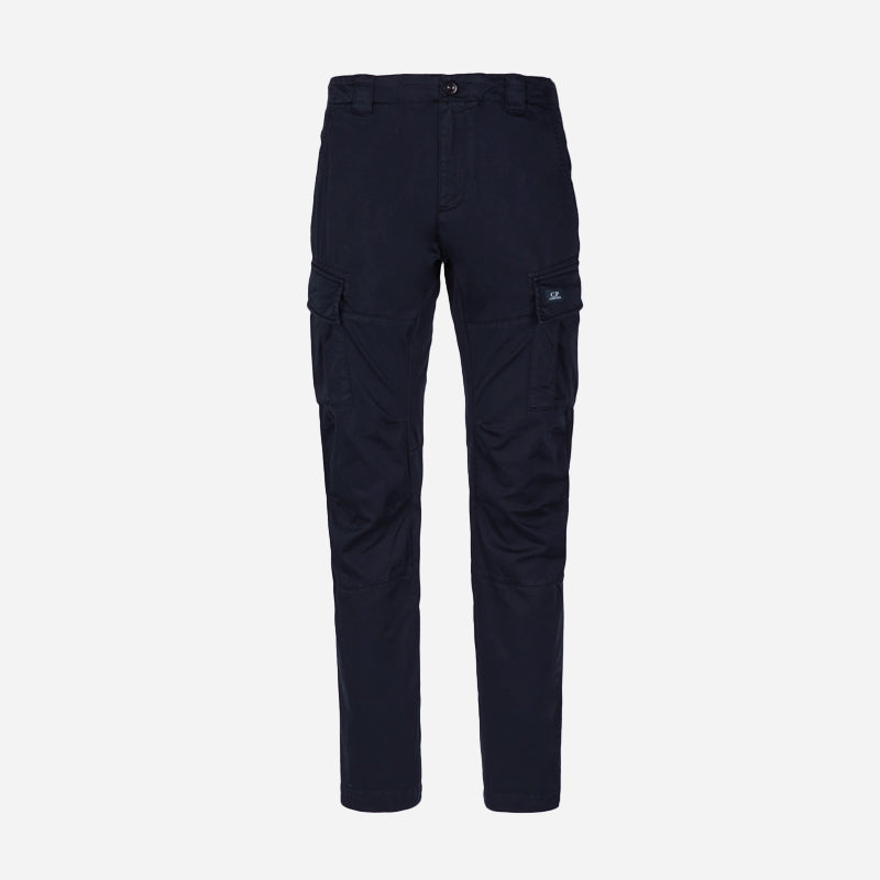 CP Company Stretch Sateen Cargo Pants Total Eclipse Blue