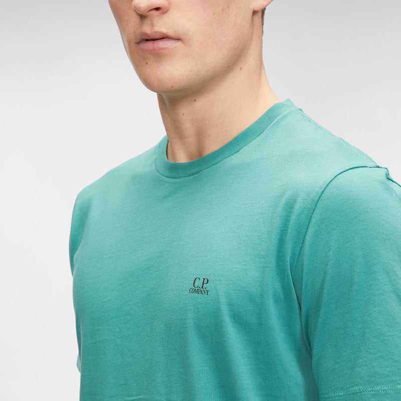 CP-Company-14CMTS046A-005100W-673--Jersey-Small-Logo-T-shirt-FROSTY-SPRUCE---GREEN-5